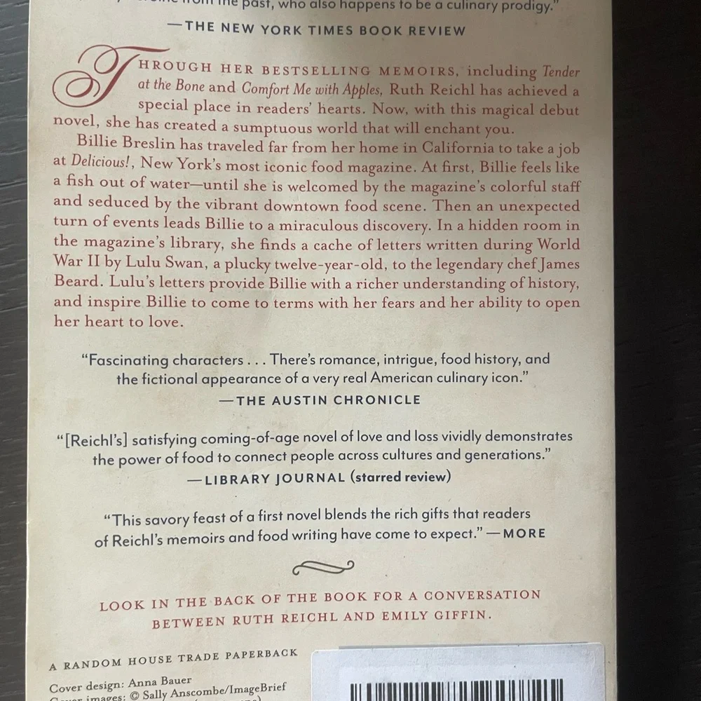 Bundle 4 for $20 📚 Delicious! by Ruth Reichl Paperback - Picture 2 of 2